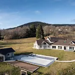 Дом отдыха 10 Personnes Acces Pmr Aux Normes Avec Grande Piscine Sapois (Vosges)